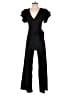 Haute Monde Solid Black Jumpsuit Size S - photo 1
