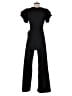Haute Monde Solid Black Jumpsuit Size S - photo 2