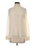 Shein 100% Polyester Ivory Long Sleeve Blouse Size 4 - photo 1