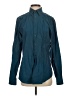 Express Teal Long Sleeve Button-Down Shirt Size S - photo 1