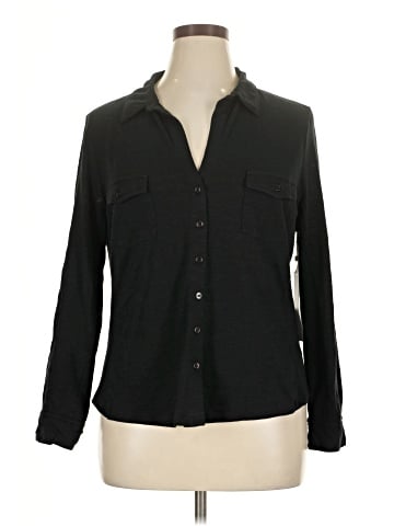 Caslon Long Sleeve Button-Down Shirt (view 1)