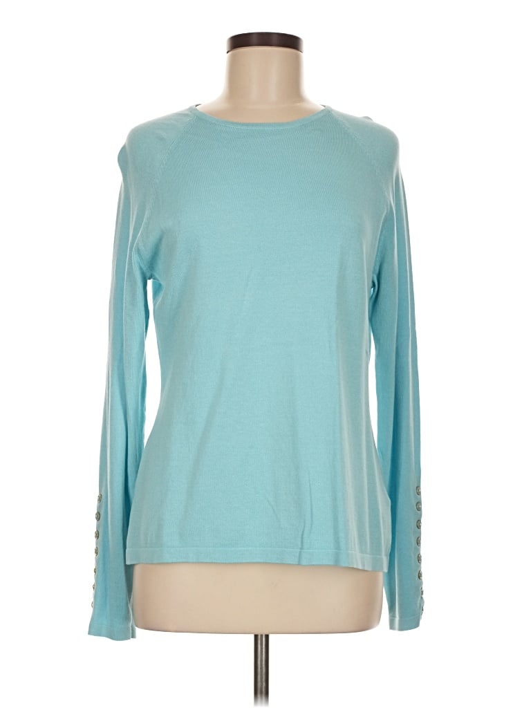 Pre-owned J. Mclaughlin Pullover Sweater In Blue