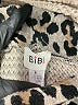 Bibi Animal Print Tan Pullover Sweater Size L - photo 7