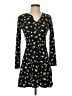New Look Floral Black Casual Dress Size 2 - photo 1