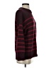 Ann Taylor LOFT Stripes Burgundy Pullover Sweater Size S - photo 4