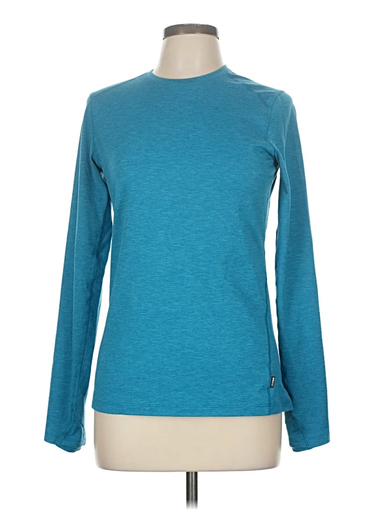 Pre-owned Rei Co Op Long Sleeve T-shirt In Blue