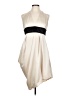 BCBGMAXAZRIA 100% Polyester Ivory Cocktail Dress Size 12 - photo 1