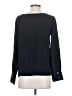 Everlane 100% Silk Black 3/4 Sleeve Top Size 2 - photo 2