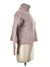 J.Crew Tweed Pink Turtleneck Sweater Size M - photo 4