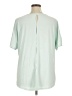 Unbranded Green Short Sleeve Top Size 1X - photo 2