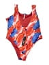 Fashion Nova Print Red One Piece Swimsuit Size 2X - photo 2