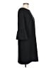 Gap Solid Black Casual Dress Size L - photo 4