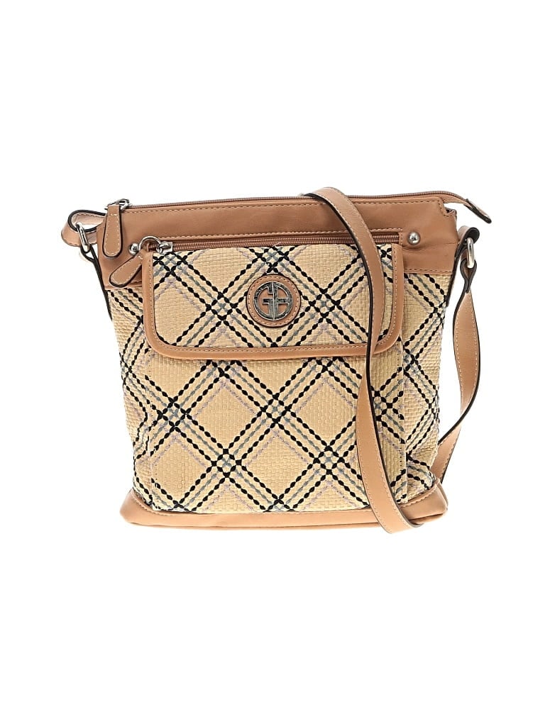 Pre-owned Giani Bernini Crossbody Bag In Brown