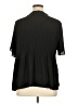 Sunny Leigh 100% Polyester Black Short Sleeve Blouse Size XL - photo 2