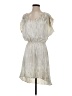 Express 100% Polyester Ivory Cocktail Dress Size S - photo 1