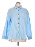 Unbranded Blue Long Sleeve Button-Down Shirt Size L - photo 1