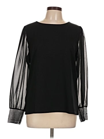 Ann Taylor Factory Long Sleeve Blouse (view 1)