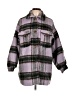 Forever 21 Plaid Purple Coat Size L - photo 1