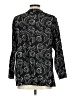 Unbranded Paisley Black Gray Long Sleeve Blouse Size L (estimated) - photo 2
