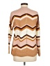 Full Circle Trends With Love 100% Acrylic Chevron-herringbone Tan Pullover Sweater Size M - photo 2