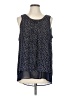 Daniel Rainn 100% Polyester Blue Sleeveless Blouse Size L - photo 1