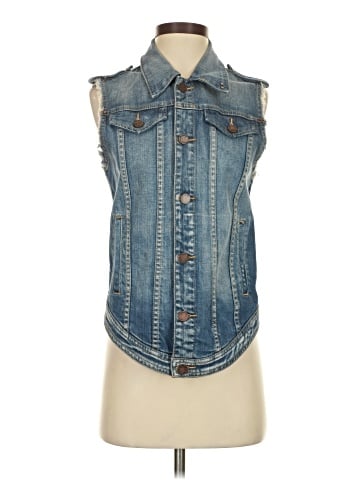 Any Body Denim Vest (view 1)