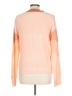 Shein 100% Acrylic Chevron-herringbone Orange Pullover Sweater Size L - photo 2