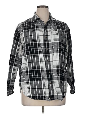 Blue Mountain Long Sleeve Button-Down Shirt (view 1)