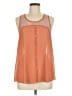 Final Touch Orange Sleeveless Blouse Size M - photo 1
