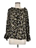 Belle + Sky 100% Polyester Black Long Sleeve Blouse Size M - photo 1
