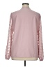Unbranded 100% Polyester Pink Long Sleeve Blouse Size XL - photo 2