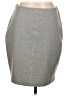 Maison Jules Solid Gray Casual Skirt Size L - photo 1