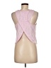 Shein Pink Sleeveless T-Shirt Size 6 - photo 2