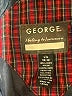 George 100% Nylon Argyle Blue Jacket Size 10 - 12 - photo 3