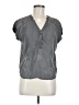 PrAna Gray Short Sleeve Blouse Size XS - photo 1