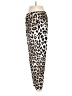 Banana Republic 100% Polyester Animal Print Ivory Casual Pants Size S - photo 5