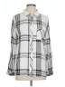 Rails 100% Rayon Plaid Silver Long Sleeve Blouse Size L - photo 1