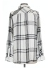 Rails 100% Rayon Plaid Silver Long Sleeve Blouse Size L - photo 2