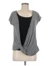 Max Studio Gray Short Sleeve Top Size M - photo 1