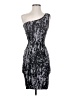 BCBGMAXAZRIA Graphic Animal Print Gray Cocktail Dress Size S - photo 1