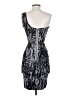 BCBGMAXAZRIA Graphic Animal Print Gray Cocktail Dress Size S - photo 2