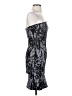 BCBGMAXAZRIA Graphic Animal Print Gray Cocktail Dress Size S - photo 4