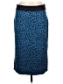 Ann Taylor Animal Print Blue Casual Skirt Size L - photo 1
