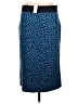 Ann Taylor Animal Print Blue Casual Skirt Size L - photo 2