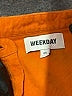 Weekday 100% Cotton Orange 3/4 Sleeve Button-Down Shirt Size XS - photo 7