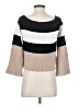 Le Lis Color Block Tan Pullover Sweater Size S - photo 2