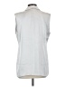 Zara Gray Sleeveless Button-Down Shirt Size XS - photo 2