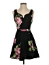 B. Smart 100% Polyester Floral Black Cocktail Dress Size 1 - photo 1