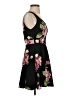 B. Smart 100% Polyester Floral Black Cocktail Dress Size 1 - photo 4