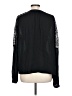 Mossimo 100% Polyester Black Long Sleeve Blouse Size L - photo 2